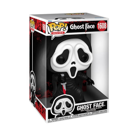 Preorder Ghost Face with Knife Jumbo Funko Pop! Vinyl Figure #1608 Scream Funko Pop! Vinyl Figures