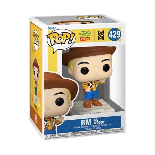 Toy Story x TinyTAN K-pop BTS RM as Woody Funko Pop! Vinyl Figure #429 + Protector