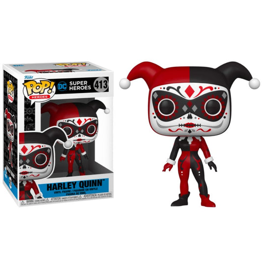 Funko POP! Heroes: Super Hero #413 Harley Quinn + Protector!