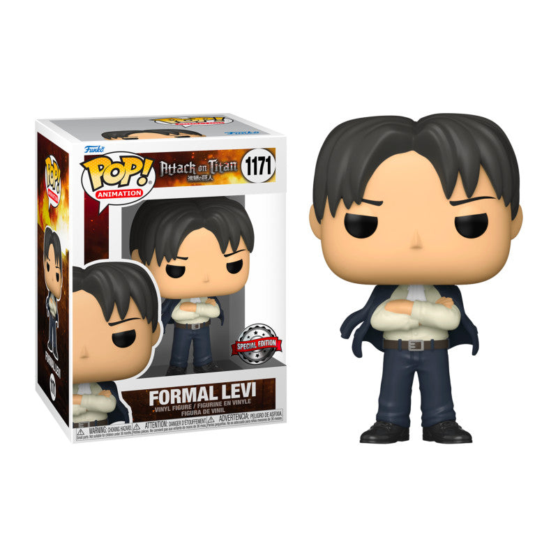 Funko POP! Animation: Attack ON Titan - Formal Levi Special Edition #1171 + PROTECTOR!