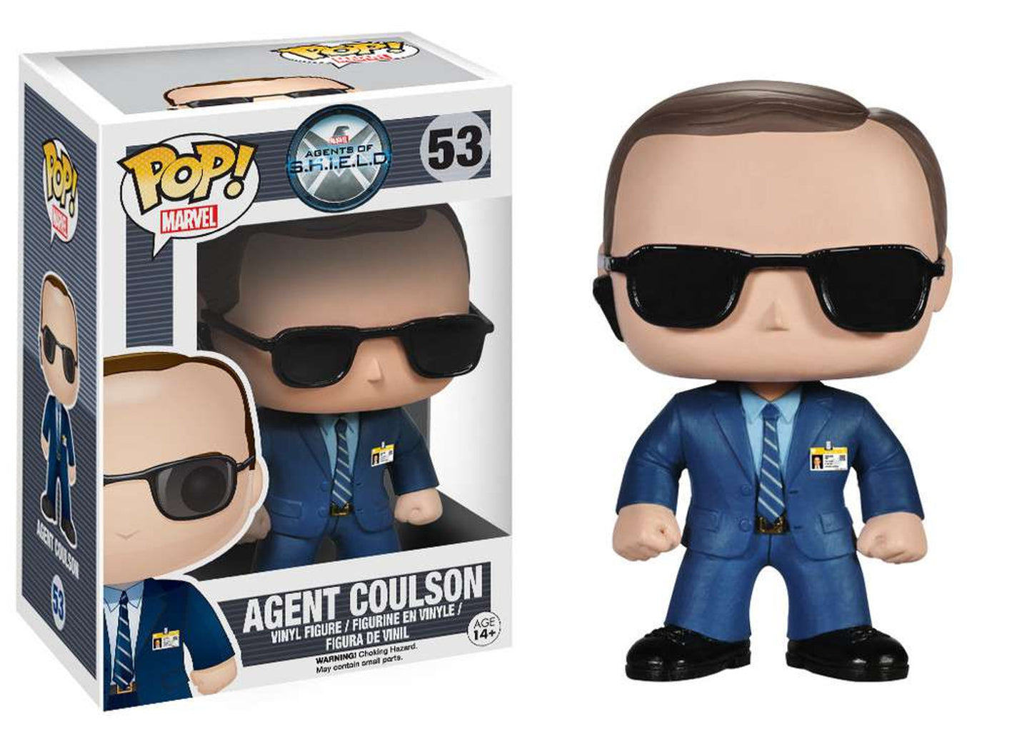 Funko POP! Marvel: Agents of Shield #53 - Agent Coulson + PROTECTOR