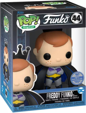 Funko POP! Digital - Freddy Funko AS BATMAN #44 NFT RELEASE 2694 PCS LIMITED + PROTECTOR!