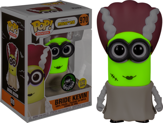 Funko POP! Movies: Minions #970 - Bride Kevin GITD (VAULTED) + PROTECTOR!