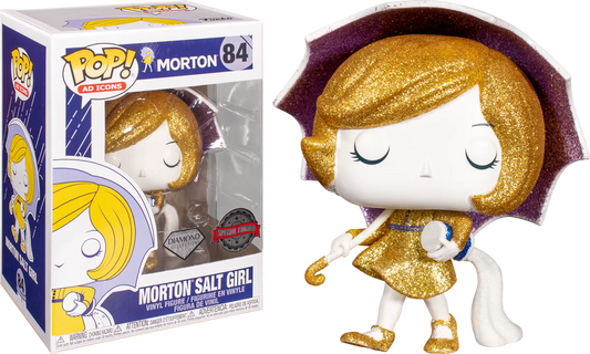 Funko POP! Ad Icons - Morton Salt Girl Diamond Special Edition #84 + PROTECTOR!