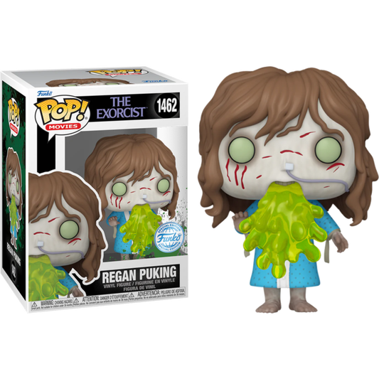 The Exorcist (1973) - Regan Puking Funko Pop! 1462 Vinyl Figure + PoP Protector