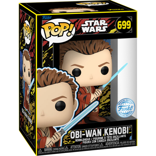 Preorder Star Wars Episode I: The Phantom Menace - Padawan Obi-Wan Kenobi 25th Anniversary Retro Series Pop! Vinyl Figure