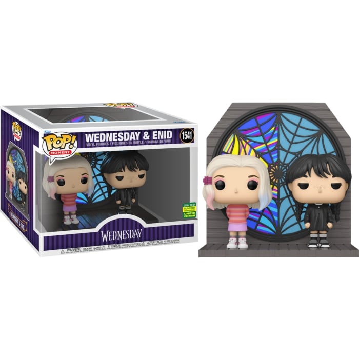 Preorder Wednesday (2022) - Wednesday & Enid Pop! Moment Vinyl Figure (2024 Summer Convention Exclusive)