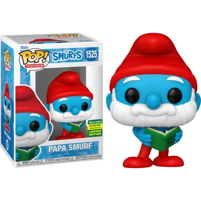 The Smurfs - Papa Smurf Pop! Vinyl Figure (2024 Summer Convention Exclusive)