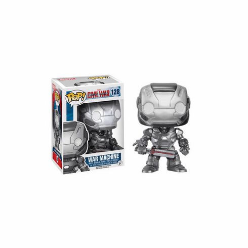 Funko Pop! Marvel : Captain America Civil War - War Machine #128 + Free Protector