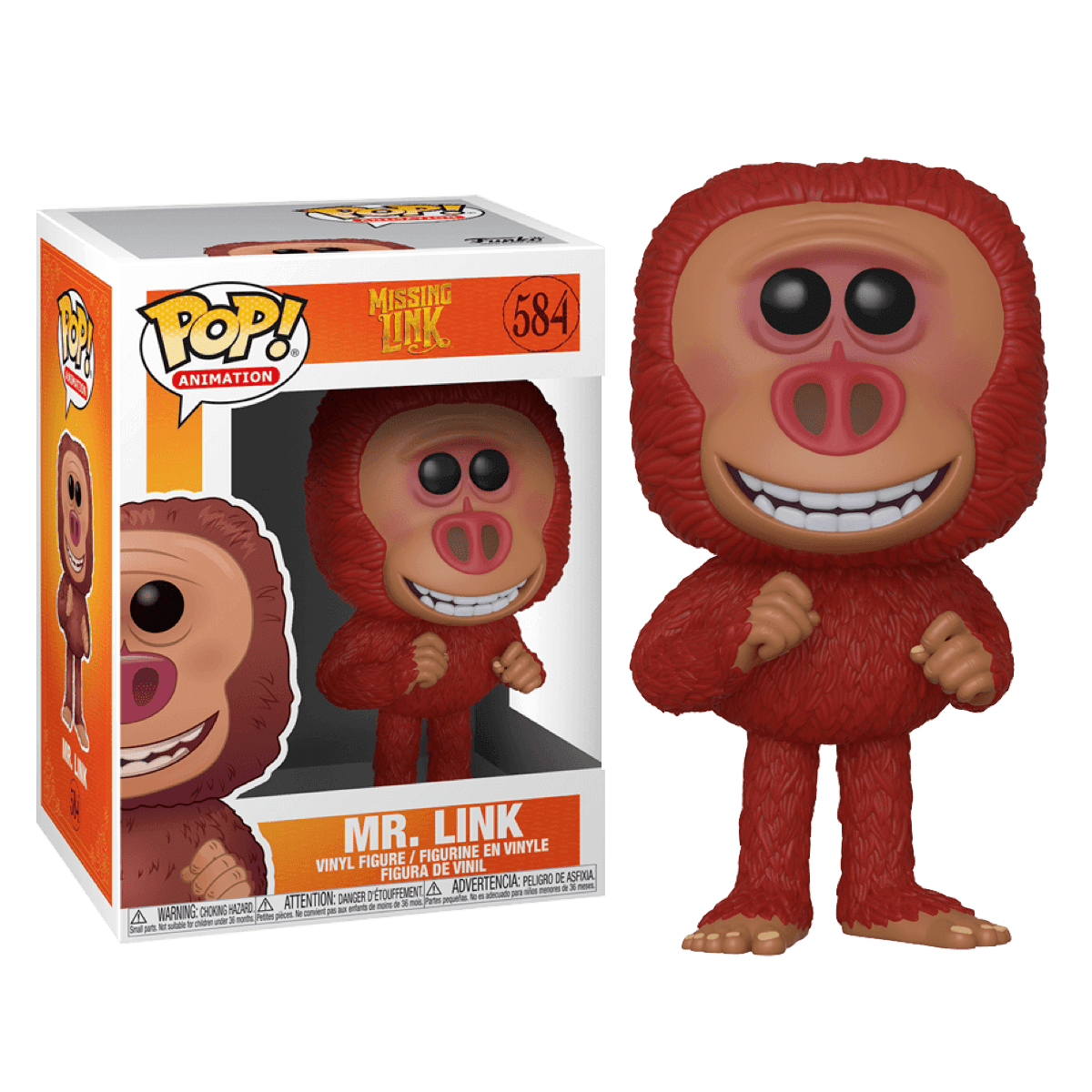 Funko POP! Animation: Missing Link #584 - MR. Link + PROTECTOR!