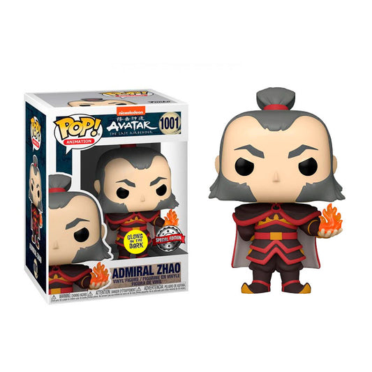 Funko POP! Animation: Avatar the last airbender - Admiral Zhao GITD Special Edition #1001 + protector!