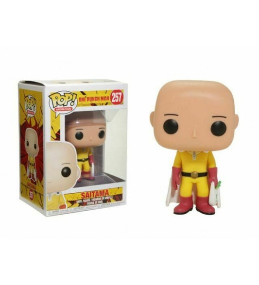 Funko Pop! One Punch Man Saitama 257 + PROTECTOR! (VAULTED)