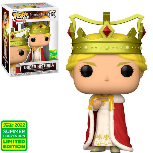 Funko POP! Animation: Queen Historia #1170 2022 Summer convention + PROTECTOR!