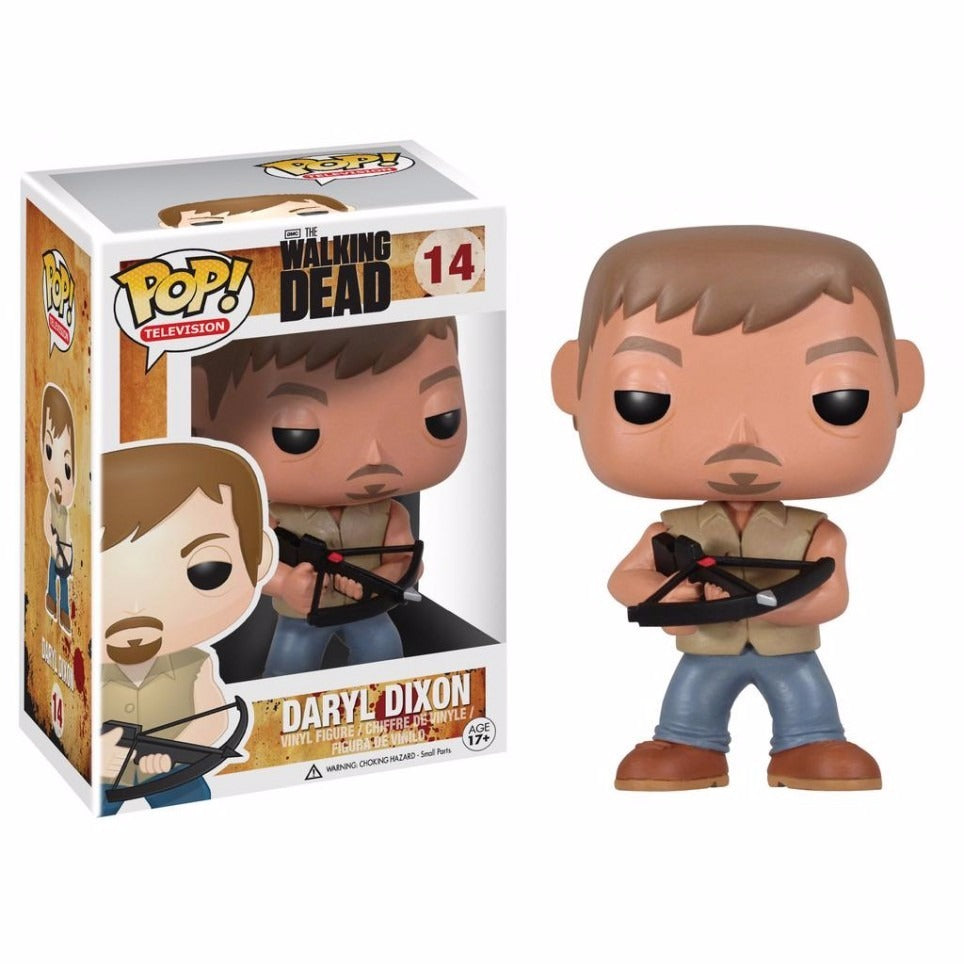 Funko POP! Television - The Walking Dead #14 - Daryl Dixon + Protector! (VAULTED)