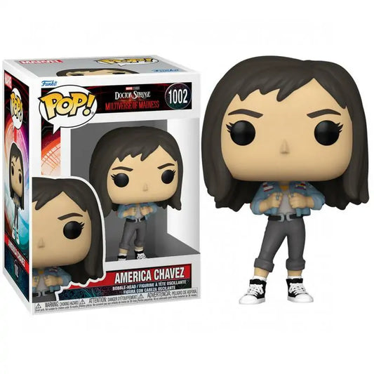 Funko POP! Marvel Studios - Doctor Strange in the Multiverse of Madness - America Chavez #1002 + PROTECTOR!