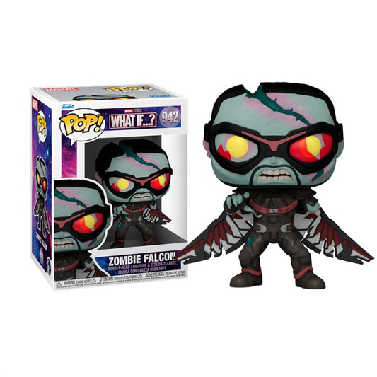 Funko POP! What If...? - Zombie Falcon #942 + PROTECTOR!