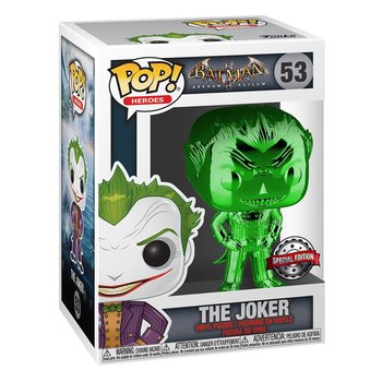 Funko Pop! Batman Arkham Asylum - The Joker Green Chrome 53 Special Edition (VAULTED) + Free Protector