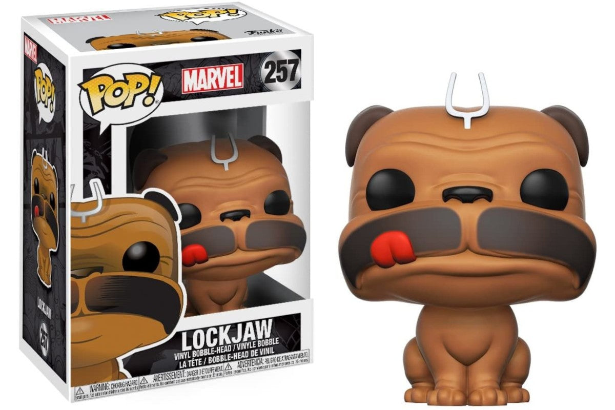 Funko POP! Marvel #257 - LockJaw + PROTECTOR!