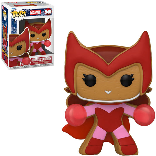 Funko POP! Marvel - Gingerbread Scarlet Witch #940 + PROTECTOR!