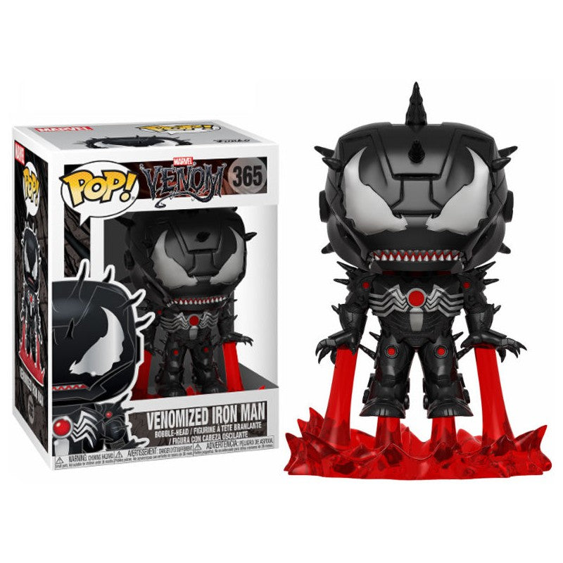 Funko POP! Marvel Venom #365 - Venomized Iron Man (VAULTED) + PROTECTOR!