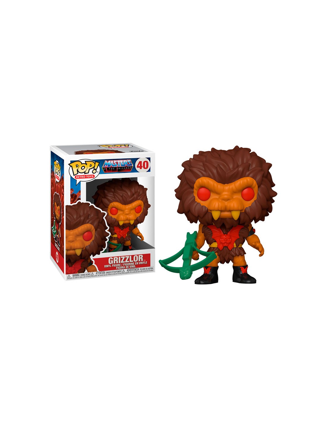 Funko POP! Retro Toys - Masters Of The Universe #40 - Grizzlor + PROTECTOR!