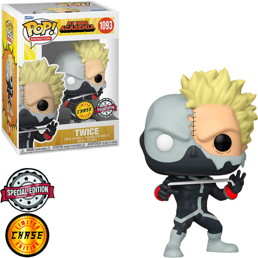 Funko Pop! Animation: My Hero Academia #1093 - Twice Special edition CHASE + PROTECTOR!