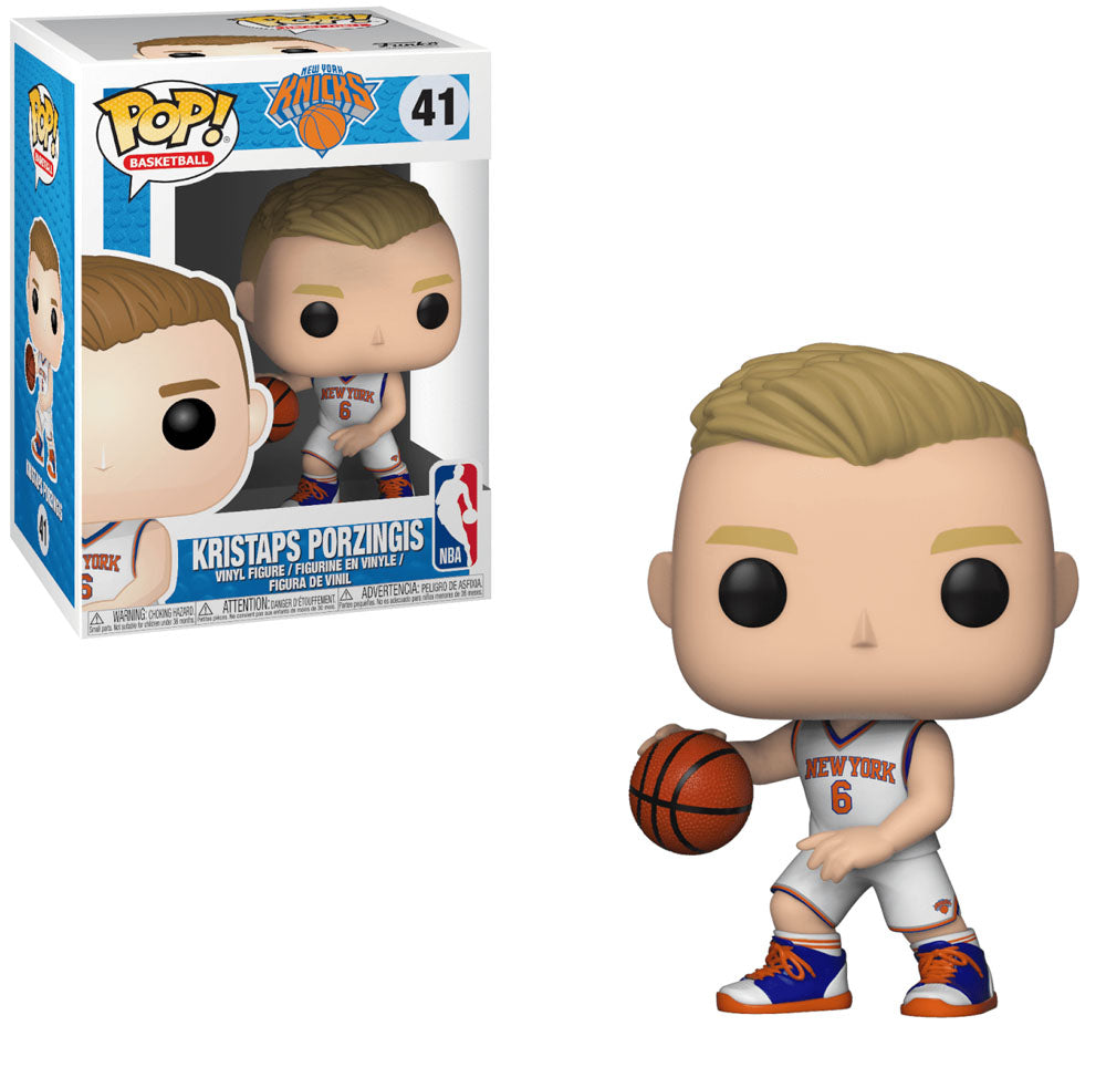 Funko POP! Basketball: New York Knicks #41 - Kristaps Porzingis + PROTECTOR!