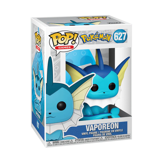 Funko POP! Games: Pokemon #627 Vaporeon + Protector!