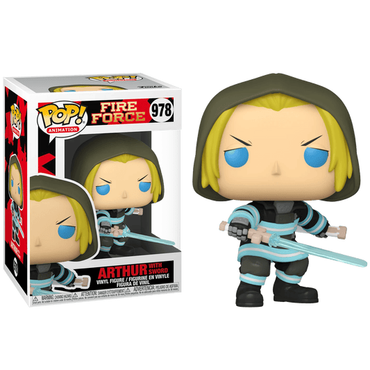Funko Pop! Fire Force - Arthur with Sword 978 + FREE PROTECTOR!