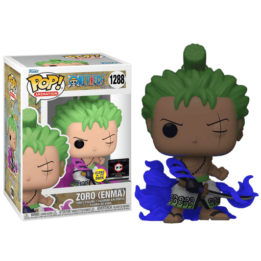 Funko POP! Animation: One Piece - Zoro Chalice GITD EXCLUSIVE + PROTECTRO!