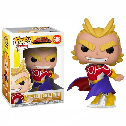 Funko POP! My Hero Academia #608 - Silver Age All Might + PROTECTOR!