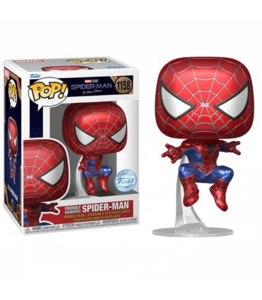 Funko Pop! Spider Man No Way Home #1158 - Friendly Neighborhood Spider -Man Special Edition + PROTECTOR!