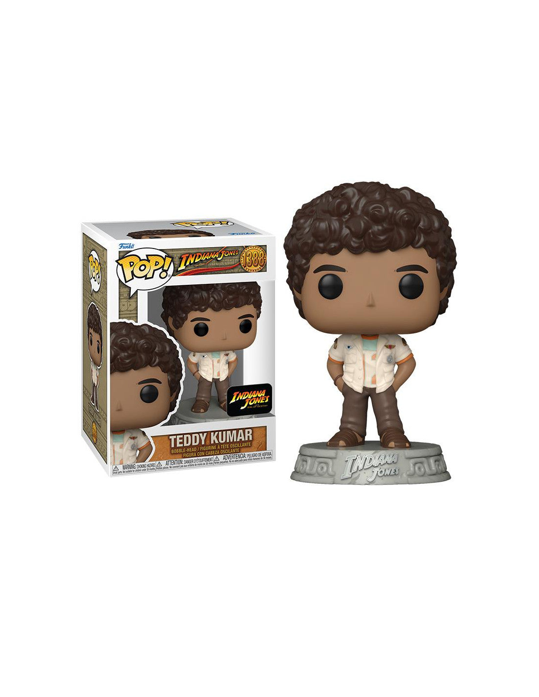 Funko POP! Movies: Indiana Jones #1388 - Teddy Kumar + Protector!