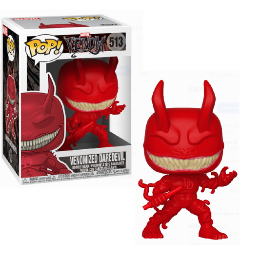 Funko POP! Marvel: Venom #513 - Venomized DAREDEVIL + PROTECTOR!