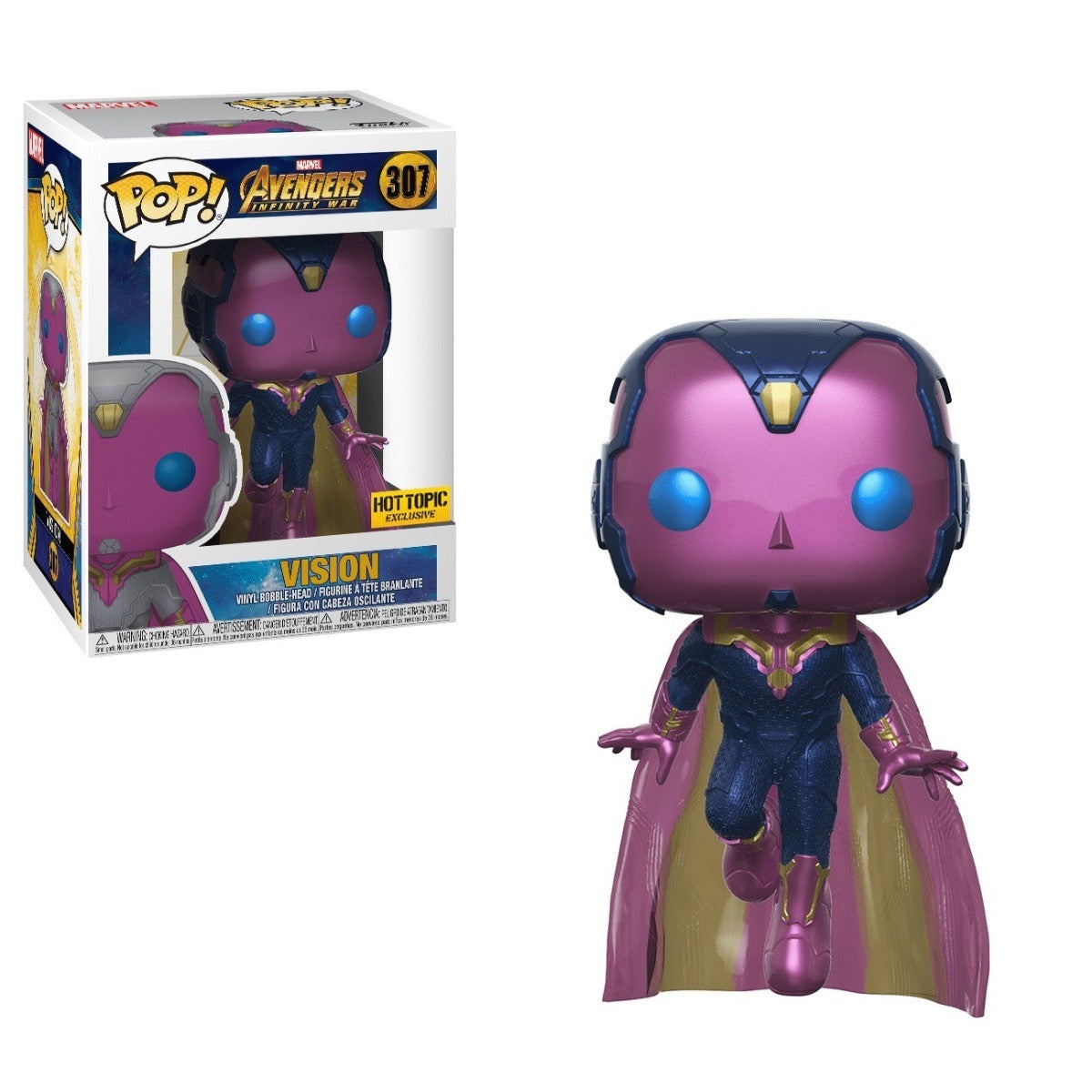 Funko POP! Avengers Marvel Infinity Hot Topic Exclusive + PROTECTOR!