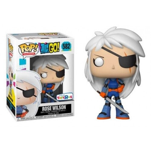 Funko POP! Television: Teen Titan Go #582 - Rose Wilson Toys R Us + PROTECTOR!