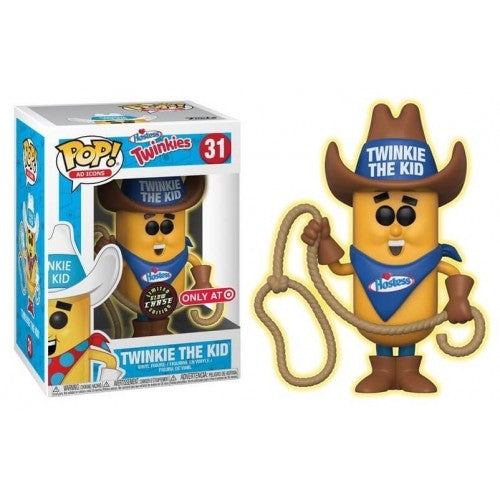 Funko POP! Ad Icons - Twinkie The Kid GITD Chase Target #31 + PROTECTOR!