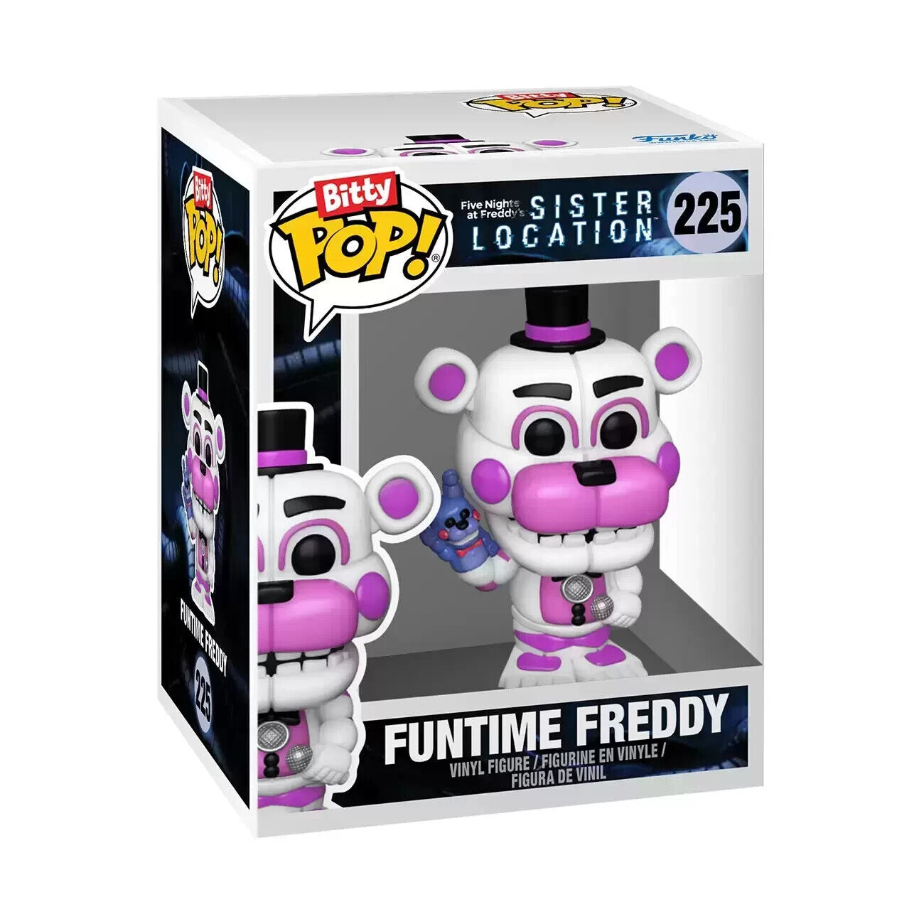 Funko Pop! Games 225 Five Nights at Freddy's Funtime Freddy Sister Location FNAF + PoP Protector