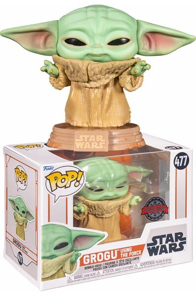 Funko POP! Star Wars 477 Grogu Using the Force The Mandalorian