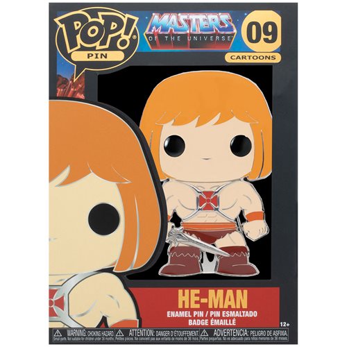 Masters of the Universe He-Man Large Enamel Funko Pop! Pin 09 cartoons