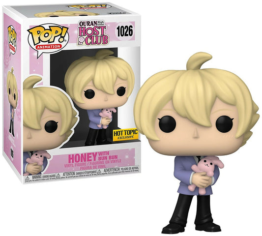 Funko POP! Animation: Ouran High School Host Club #1026 - Honey with Bun Bun Hot Topic Exclusive + PROTECTOR!