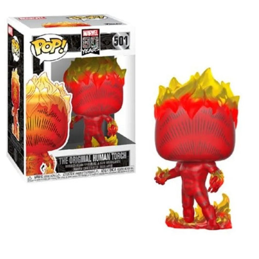 Funko POP! Marvel 80 Years #501 - The Original Human Torch + PROTECTOR!
