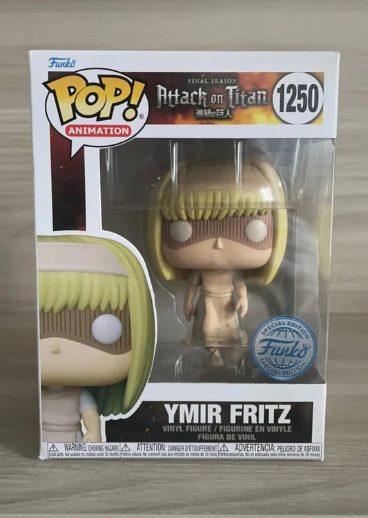 Funko POP! Animation: Attack On Titan Special Edition - Ymir Fritz #1250 + protector!