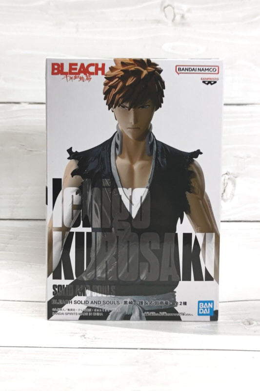 Bleach Ichigo Kurosaki Version 2 Solid and Souls Statue Banpresto Bleach figure