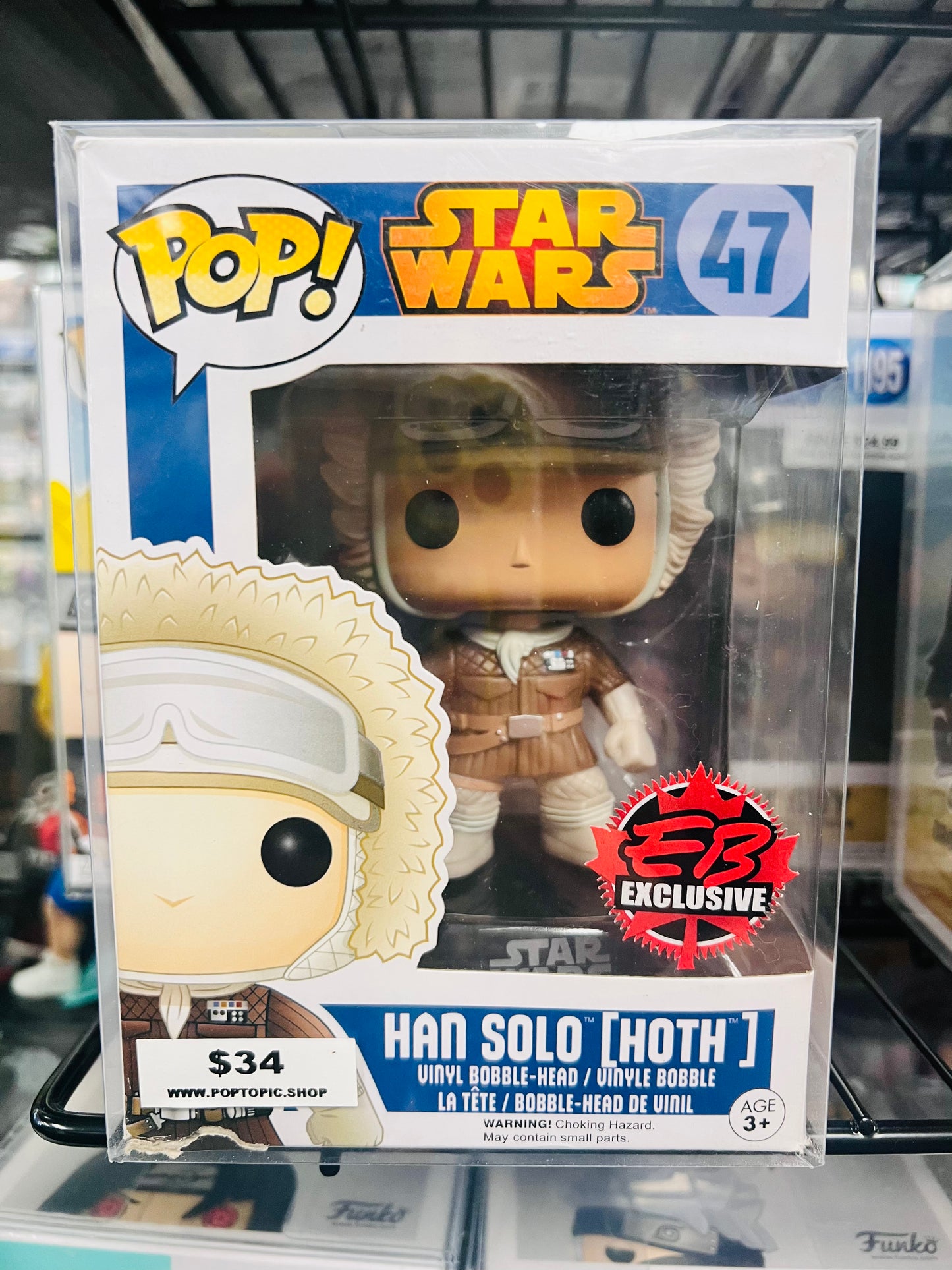 Funko Pop! Star Wars Han Solo [Hoth] 47 EB Exclusive