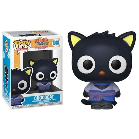 Funko POP! Animation: Naruto Shippuden X Hello Kitty - Chococat Sasuke #1018 + PROTECTOR!