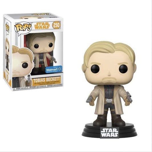 Funko Pop! Star Wars Tobias Beckett 250 Walmart Exclusive + Free Protector (VAULTED)