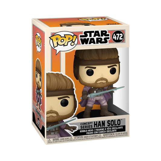 Funko Pop! Star Wars Concept Series Han Solo 472 + Free Protector