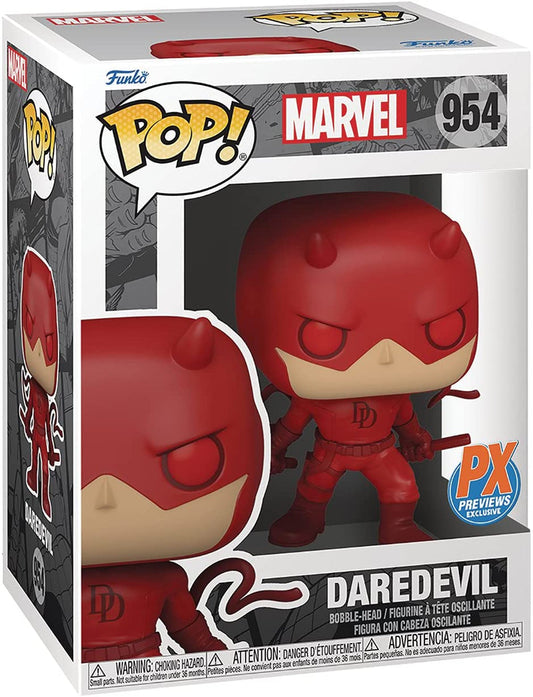 Funko Pop! Marvel Daredevil 954 PX Previews Exclusive + Free Protector