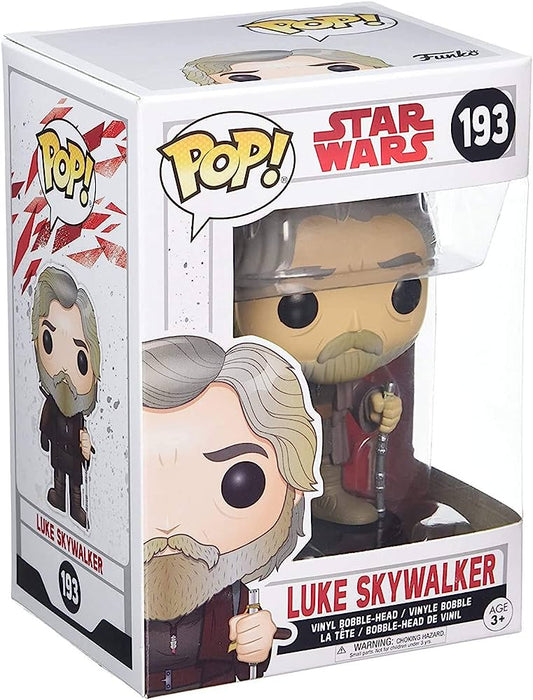 Funko Pop! Star Wars Luke Skywalker (Old Man) 193 + Free Protector (VAULTED)